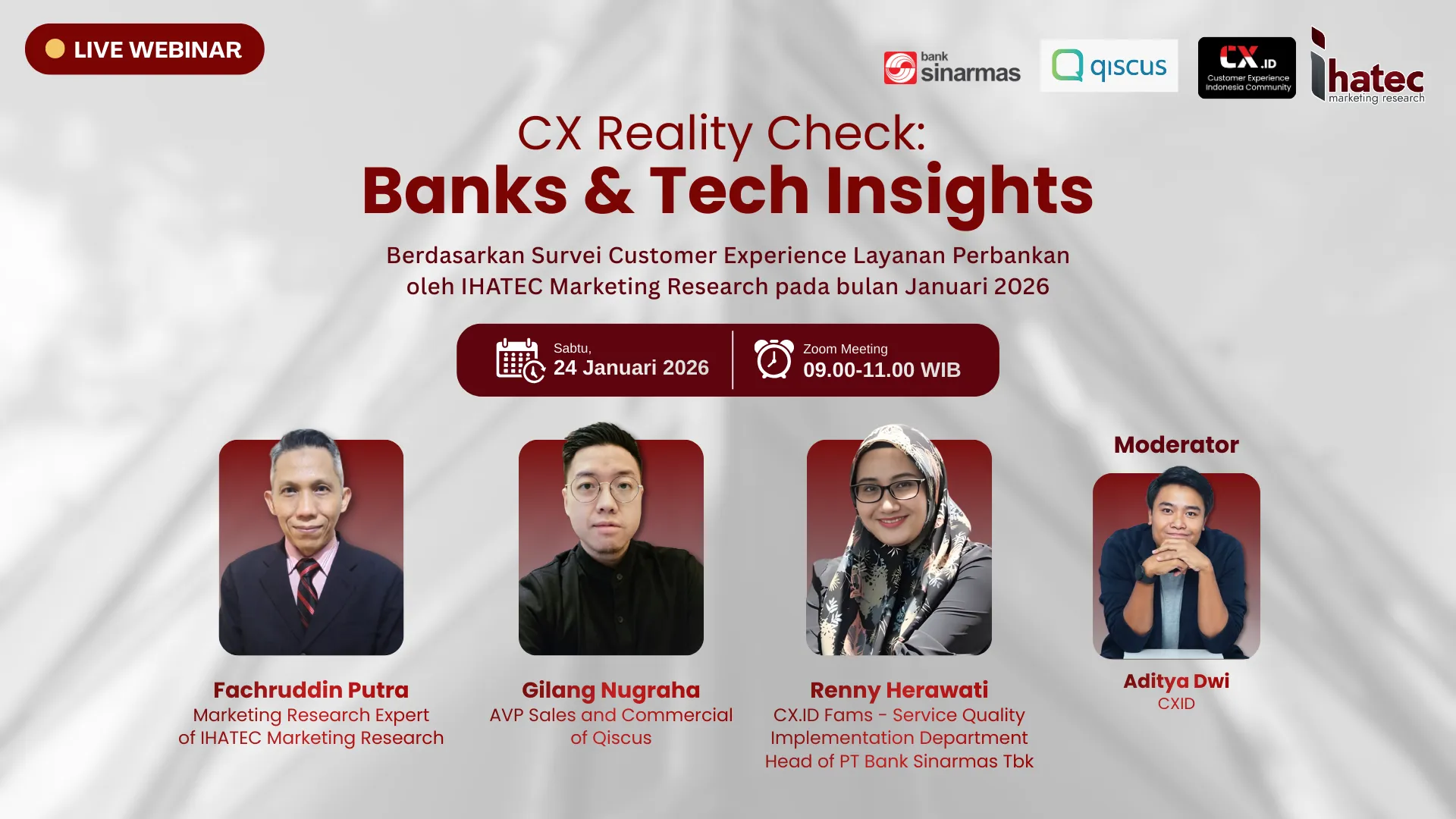 CX Reality Check: Webinar Ungkap Faktor Loyalitas Nasabah & Peran AI di Perbankan